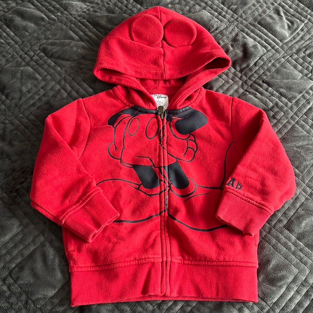Toddler GAP Mickey ZipUp Hoodie